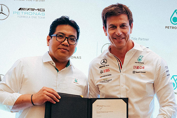 MERCEDES AMG F1 TEAM AND PETRONAS COMPANY HAVE ANNOUNCED THE EXTENSION OF THE TITLE AND TECHNICAL PARTNERSHIP